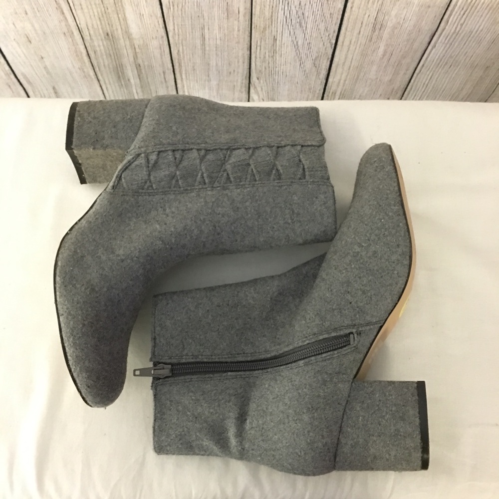Nine West Gray Booties